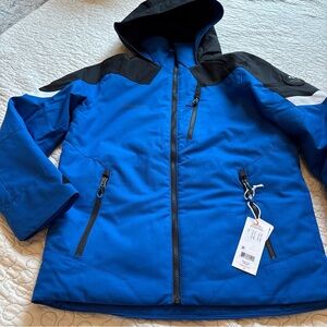 Obermeyer Black, Blue, and White Jacket youth‎ size large (14/16)